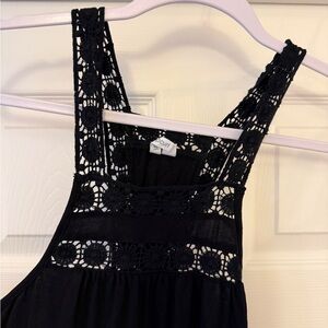 Rip Curl Black Lace Dress or Swim Cover Up